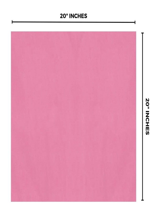 Amscan Vibrant Pink Solid Tissue Paper (20" x 20") Pack Of 8 - Premium Square Sheets, Eye-catching Design & High-quality - Perfect For Gifts, Crafts & Events - Image 2