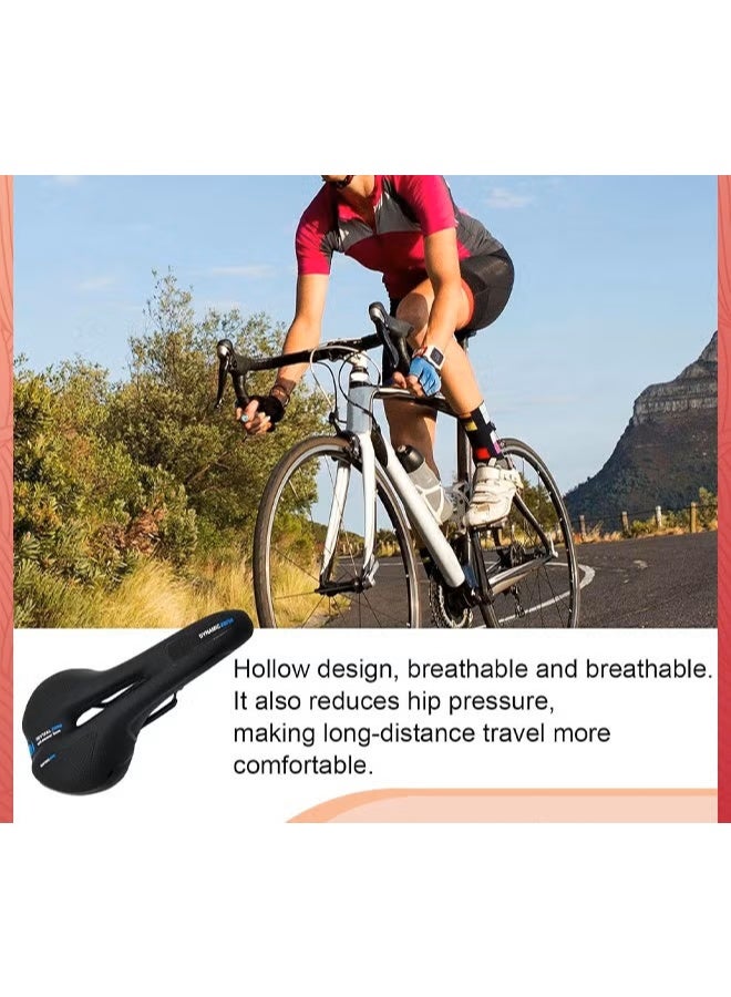EETU Bike Seat,Mountain Bike Saddle,Comfortable Cycling Saddle Cushion,Bicycle Saddle Replacement,Breathable Cushion,Ergonomic Saddle,Shock Absorbing Bicycle Seat,Univeral Seat For BMX,Road,Most Bike - Image 5