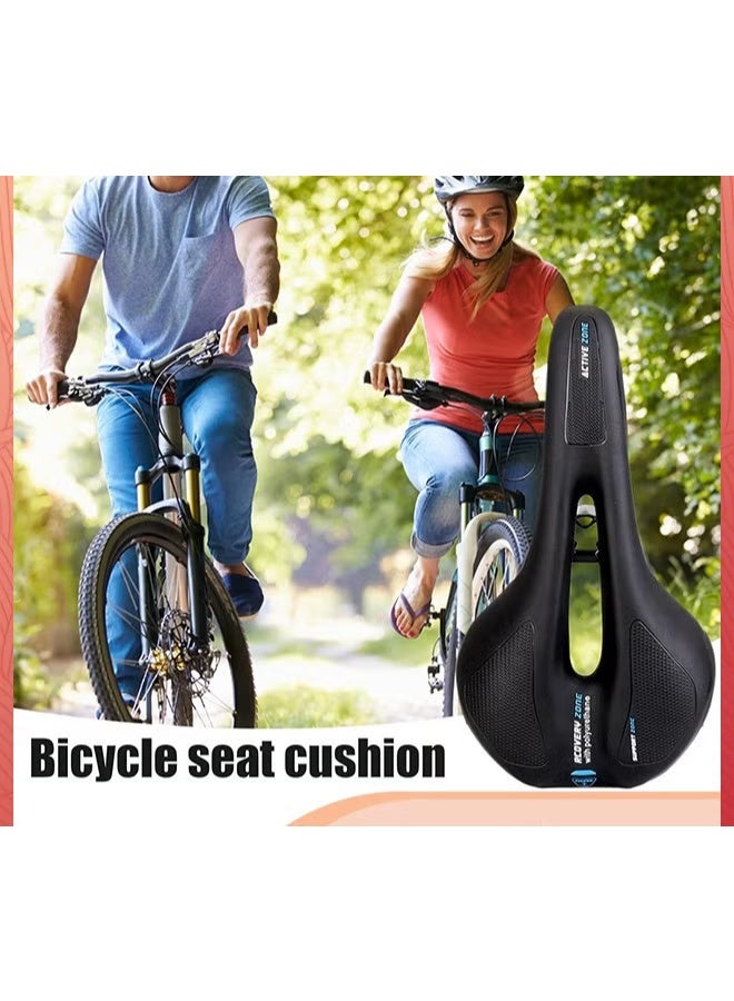EETU Bike Seat,Mountain Bike Saddle,Comfortable Cycling Saddle Cushion,Bicycle Saddle Replacement,Breathable Cushion,Ergonomic Saddle,Shock Absorbing Bicycle Seat,Univeral Seat For BMX,Road,Most Bike - Image 3
