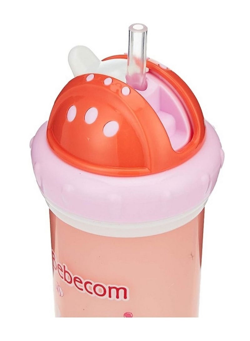 بيبكوم كوب ماء بطبقتين للاحتفاظ بالحرارة ، 260 مل ألوان متنوعة - Image 5