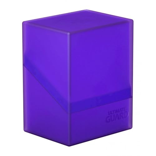 Ultimate Guard Boulder 80 Classic Deck Case for 80 DoubleSleeved TCG Cards Amethyst Secure Durable Storage for Trading Card Games SoftTouch Finish - Image 1