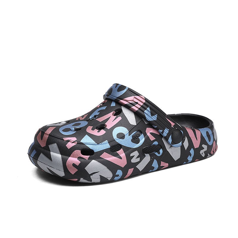 Children'S Cave Shoes Boys And Girls Outer Wear Non-Slip Platform Slippers Summer Baotou Children'S Outdoor Beach Sandals - Image 1