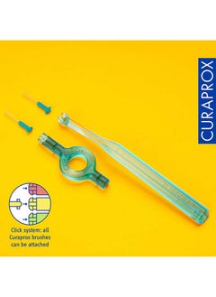 CURAPROX فرشاة أسنان بين الأسنان CPS 06 Prime Refill من Curaprox، فيروزي، 8 قطع - 8 × 0.6 مم - 2.2 مم فرشاة أسنان داخلية.  - Image 4