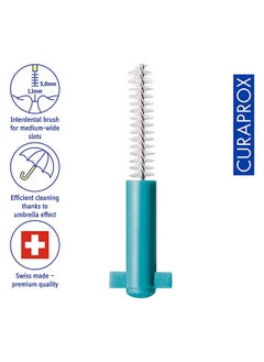 CURAPROX فرشاة أسنان بين الأسنان CPS 06 Prime Refill من Curaprox، فيروزي، 8 قطع - 8 × 0.6 مم - 2.2 مم فرشاة أسنان داخلية.  - Image 3
