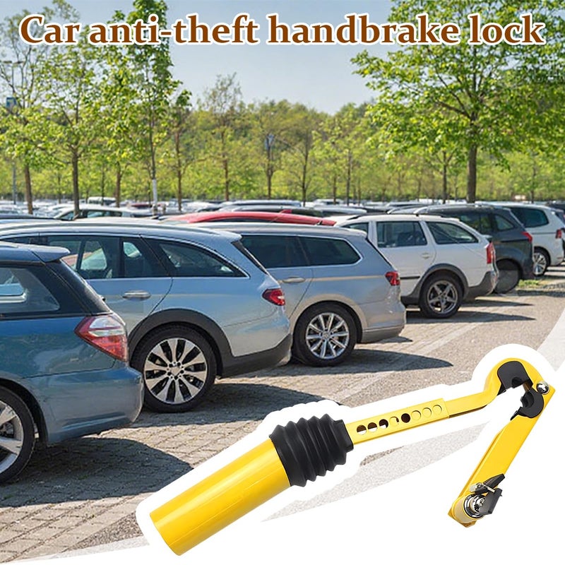 Bittwee Car Gear Stick Lock, Anti-Theft Device Security Adjustable Vehicle Handbrake to Gear Stick Lock with 2 Keys, Automotive Manual Padlock Mechanism, Universal for SUV RV Truck - Image 5