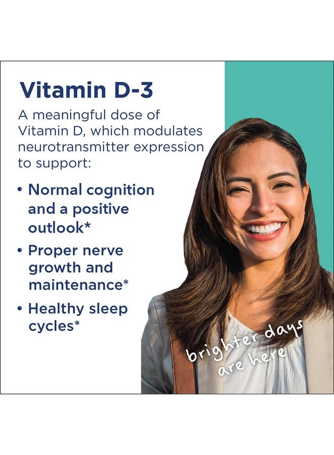 MethylPro Vitamin D3 5000 IU - Vitamin D Supplements with 125mcg of VIT D3 - Support Healthy Brain Function and Nutritional Status - Pairs Well with L-Methylfolate (90 Capsules) - Image 3