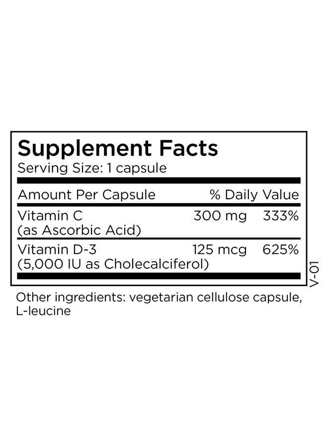 MethylPro Vitamin D3 5000 IU - Vitamin D Supplements with 125mcg of VIT D3 - Support Healthy Brain Function and Nutritional Status - Pairs Well with L-Methylfolate (90 Capsules) - Image 2