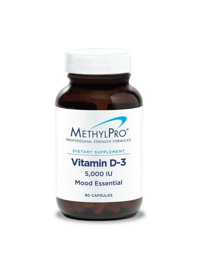 MethylPro Vitamin D3 5000 IU - Vitamin D Supplements with 125mcg of VIT D3 - Support Healthy Brain Function and Nutritional Status - Pairs Well with L-Methylfolate (90 Capsules) - Image 1