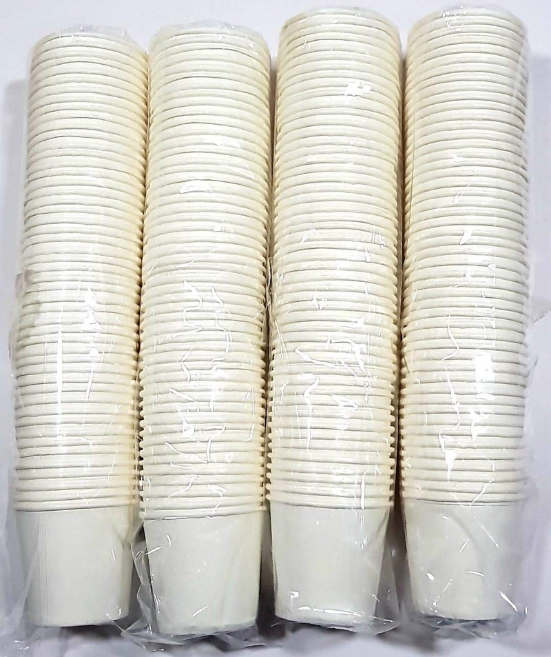 advancedestore Paper Cups Disposable (150 ml) - Pack of 100 (Designs and Colour May Vary) | White - Image 4
