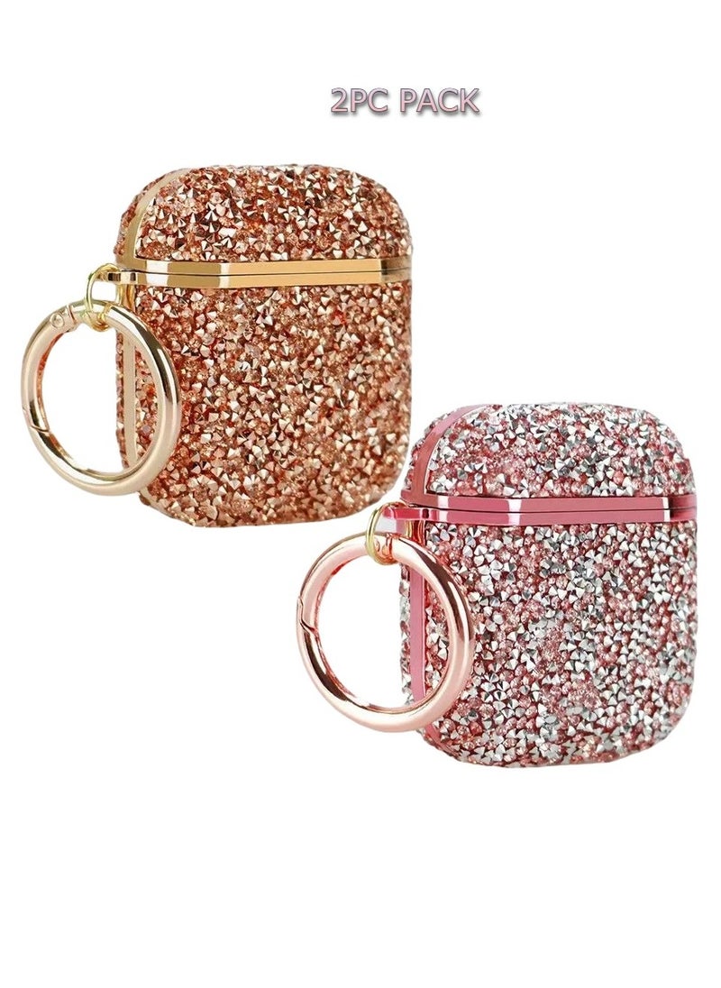 TWEGGON - Apple Airpods pro Case, Bling Sparkle Luxury Case for Airpods 1/2 - Image 1