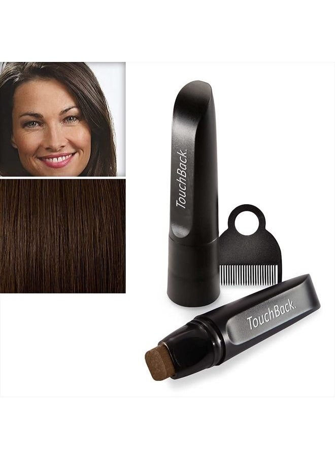 TouchBack - PRO Gray Root Touch Up Marker Applicator - Real Hair Color Medium Brown - Image 1