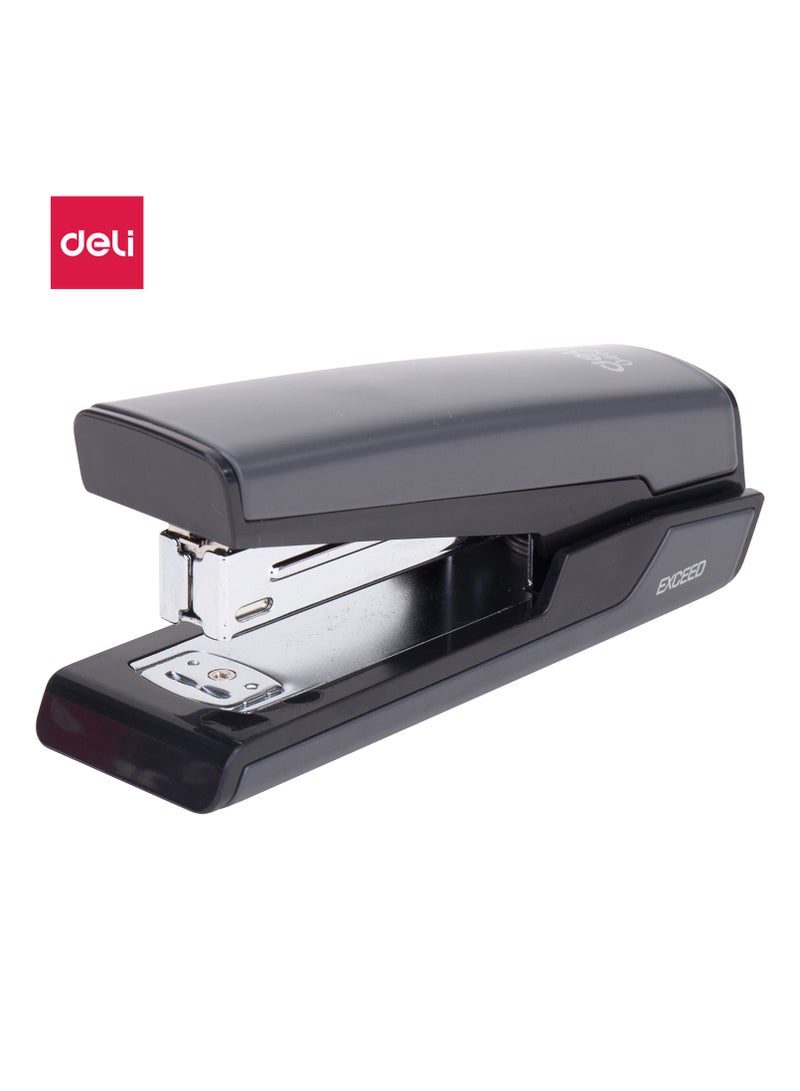 Deli E0462 Effortless Stapler – 25 Sheets, Durable Metal Design, Anti-Skid Base, Black - Image 1
