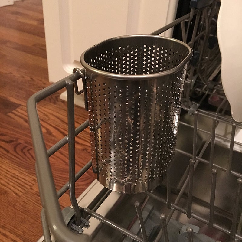 UIP Global Stainless Steel Cutlery Utensil Holder (Small Oval) Chopsticks Holder for Dishwasher - Image 4