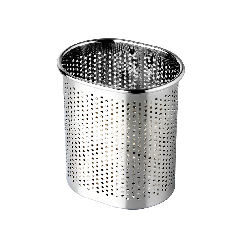 UIP Global Stainless Steel Cutlery Utensil Holder (Small Oval) Chopsticks Holder for Dishwasher - Image 1