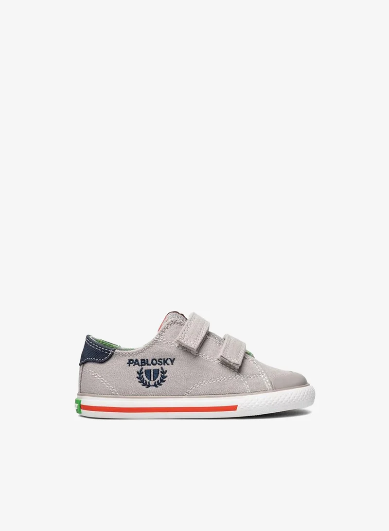 بابلوسكي Boys Hook & Loop Canvas School Sports Shoes