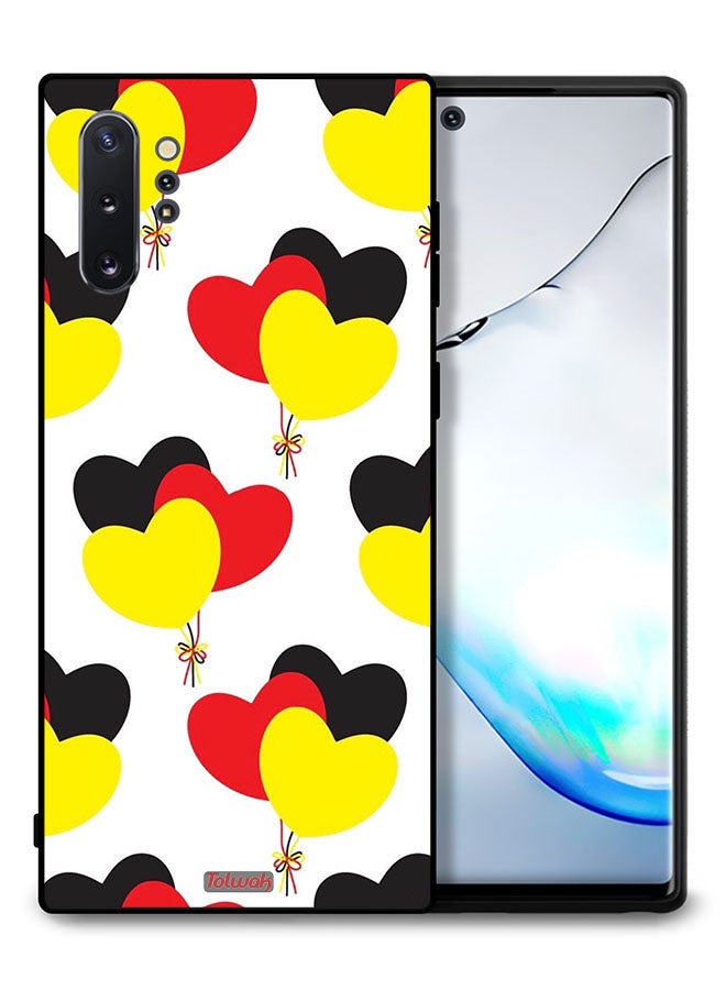 Tolwak Samsung Galaxy Note 10 Plus Protective Case Cover Three Hearts Bunch - Image 1