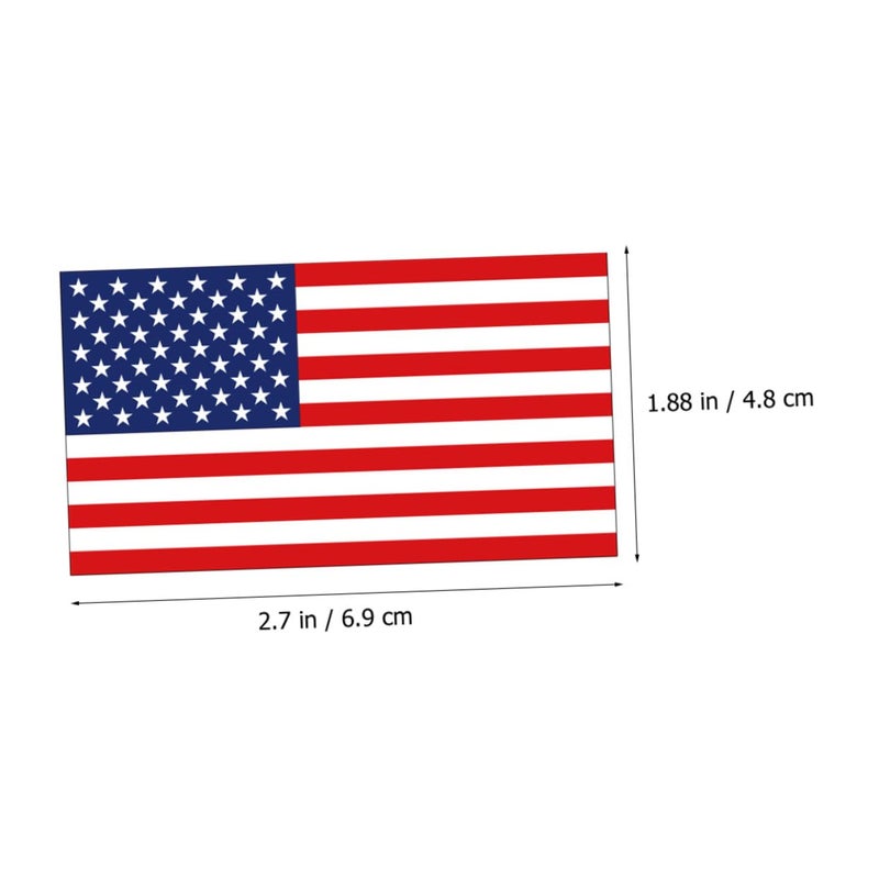 10 Sheets Independence Day Face Tattoos Stickers American Flag Decals for Body Arms Legs Patriotic Temporary Tattoo for July Party Celebration - Image 4