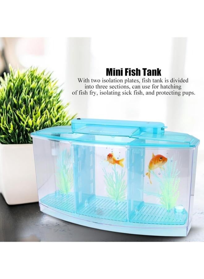 Isolation Acrylic Small Aquarium with 2 Color Lighting - Image 3