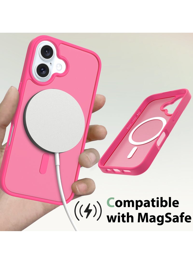 general Compatible  iPhone 17 Semi-Transparent Matte Textured Thick Case Strong Magnetic Attachment MagSafe Compatible Full-Edge Drop Protection Fingerprint-Resistant  Scratch-Resistant Case - Image 2