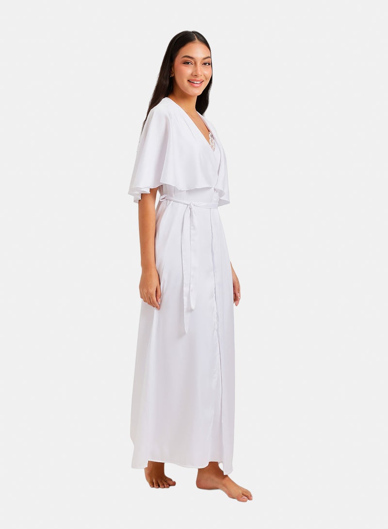 Carina Flutter Sleeves Robe - Image 2