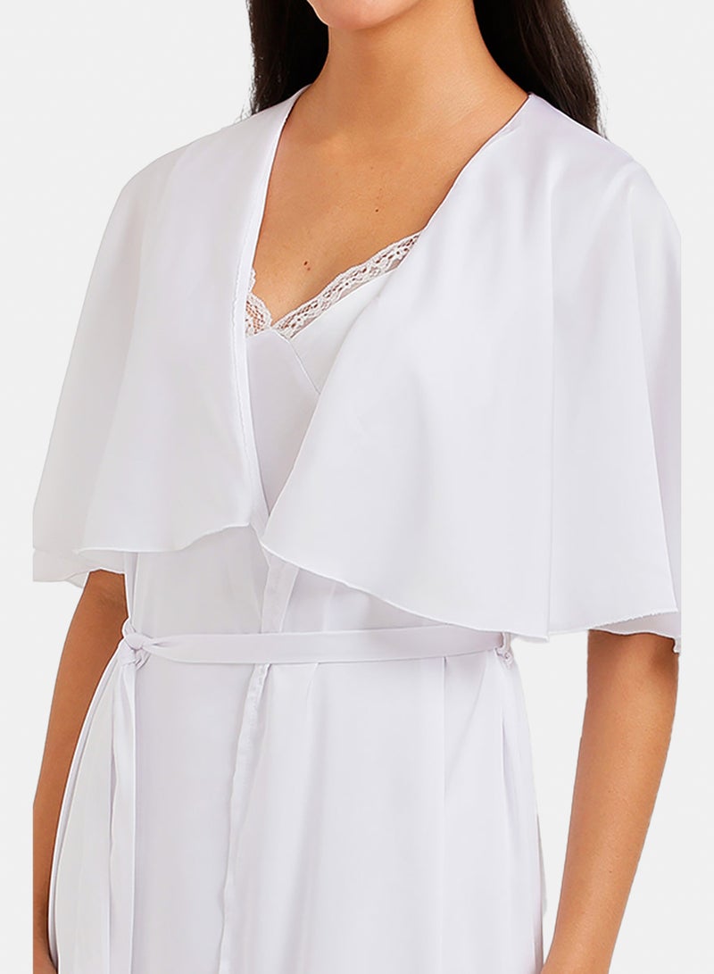 Carina Flutter Sleeves Robe - Image 5