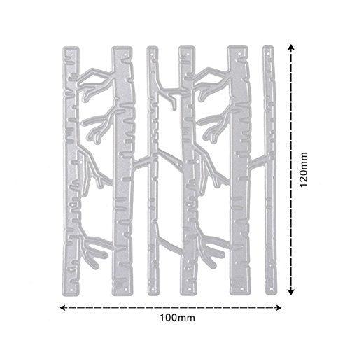 ZbFwmx Trees Cutting Dies Handmade DIY Paper Cards Album Decoration Stencils Template Embossing for Card Scrapbooking Craft (Forest) - Image 4