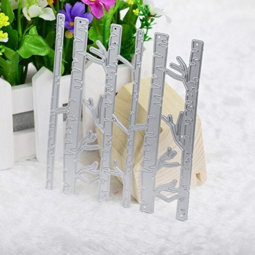 ZbFwmx Trees Cutting Dies Handmade DIY Paper Cards Album Decoration Stencils Template Embossing for Card Scrapbooking Craft (Forest) - Image 5