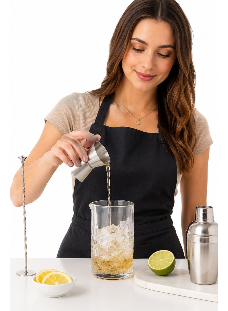 Stainless Steel Double-Sided Cocktail Jigger – Professional Bar Measuring Cup, Dual Shot Measure for Cocktails, Spirits, Whiskey, Vodka & Mixology (25/50 ML) - Image 4