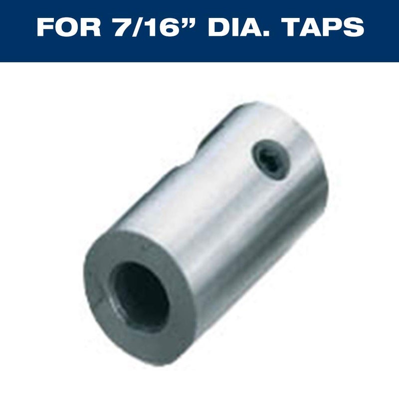 CS Unitec 3/4" Weldon Tap Holder for 7/16" Diameter Taps - Mag Drill Tap Collet - Fits Standard Weldon Chucks On Most Magnetic Drill Presses (TCM 7/16) - Image 2