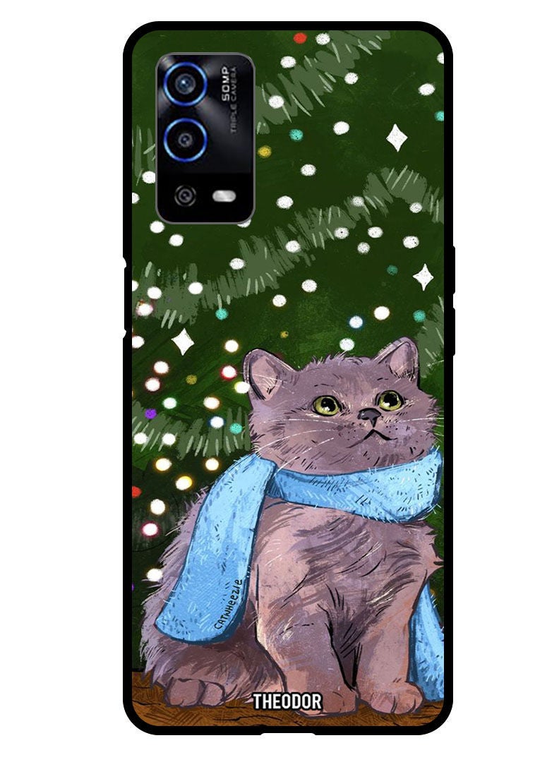 Theodor Protective Case Cover For OPPO A55 4G Cute Cat - Image 1