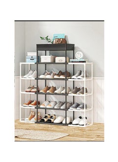 Modern shoe rack, 3 shelves, 95 cm wide, 65 cm high, high quality, available in black DH - pzsku/Z2F970078566BC305D0ADZ/45/_/1728220795/aff2129d-547d-44b7-b89f-216da68acd63