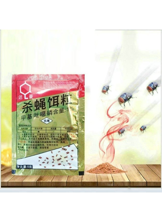 Powerful Fly Killing Bait – Fast-Acting Insecticide Powder for Rapid Fly Control. Effective & Safe Solution for Homes, Farms & Businesses (5g). - Image 2