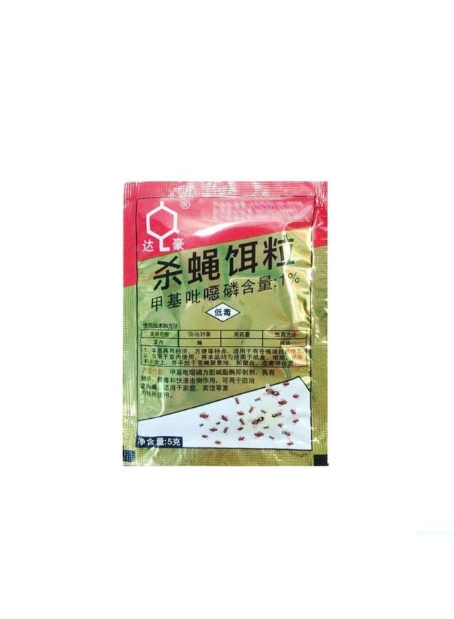 Powerful Fly Killing Bait – Fast-Acting Insecticide Powder for Rapid Fly Control. Effective & Safe Solution for Homes, Farms & Businesses (5g). - Image 1