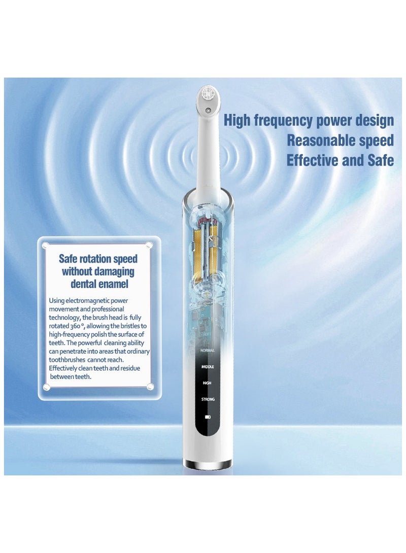 general Electric Rechargeable Teeth Whitening Polishing Kit 5 Brush Polishing Heads - Image 3