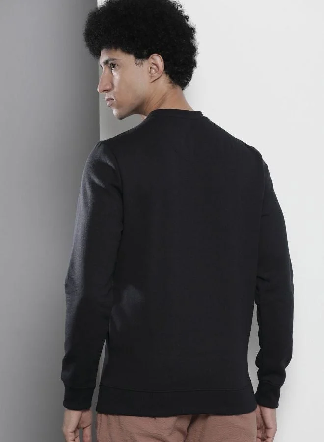 The Indian Garage Co  The Indian Garage Co Men Regular Fit Printed Crew Neck Full Sleeves Sweatshirt  | Best Price UAE