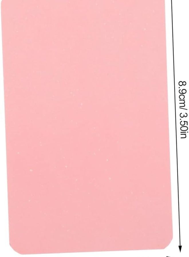 100 قطعة من بطاقات الجرافيتي DIY الفارغة المحمولة ذات السطح الأملس لملاحظات المنزل والمدرسة والسفر - Image 3