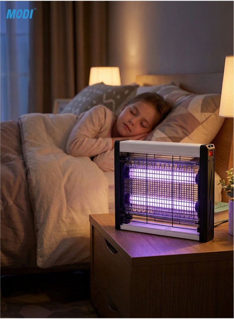 مودي قاتل الحشرات الطائر الكهربائي، مصباح قاتل البعوض، مصيدة حشرات قابلة للتعليق للاستخدام الداخلي والخارجي، مصيدة ذباب عالية الجهد، ضوء الأشعة فوق البنفسجية، مزيل للحشرات للمنزل والمكتب والمطبخ - Image 1