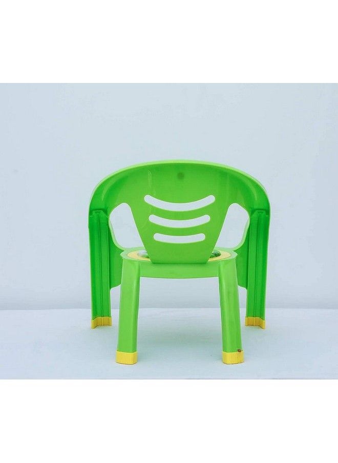 Nabhya - Small Baby Chair With Safety Tray And Soft Cushion With Baby Whistle Sound Random Color (Blue) - Image 1