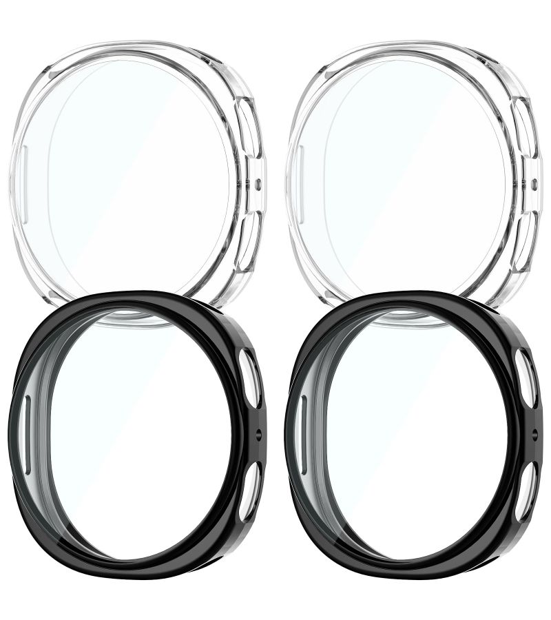 4 Pcs Transparent Soft TPU Case Compatible for Galaxy Watch 8 44 Mm With Screen Protector Film Protective Cover Smartwatch Accessories - Image 4