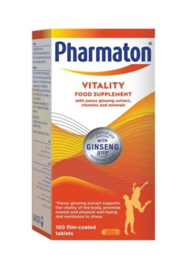 Pharmaton Vitality Capsules 100 nos - Image 1
