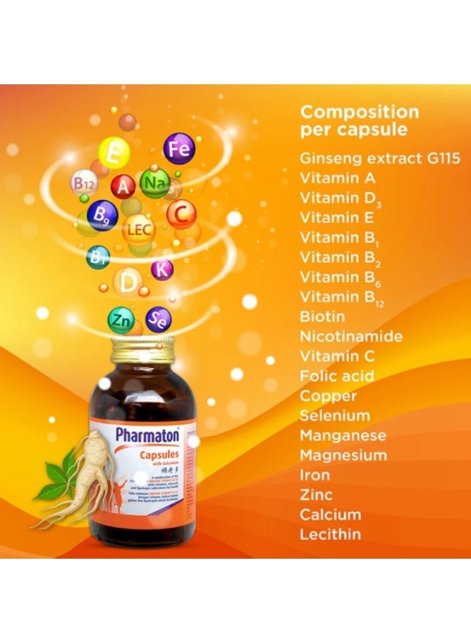 Pharmaton Vitality Capsules 100 nos - Image 2