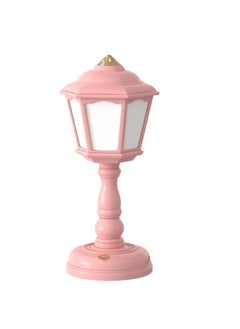 Thoraya Retro Style Night Lamp Table Lamp Bedside USB Charge Touch Tone Three Color Temperature for Bedroom Dormitory Red  - Image 1