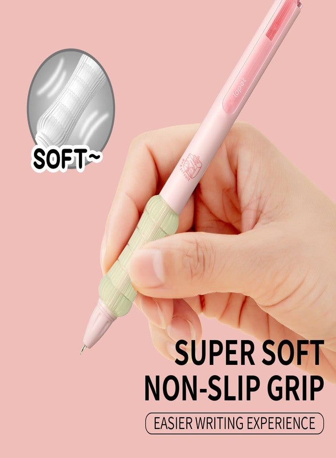 lopet 4Pcs Scented Gel Pens Twistable 0.5mm ST Nib Black Ink Grapefruit Aroma Refill Smooth Writing Quick Dry Students School Office Stationery Supplies for Women Men Cute Birthday Gifts - Image 5