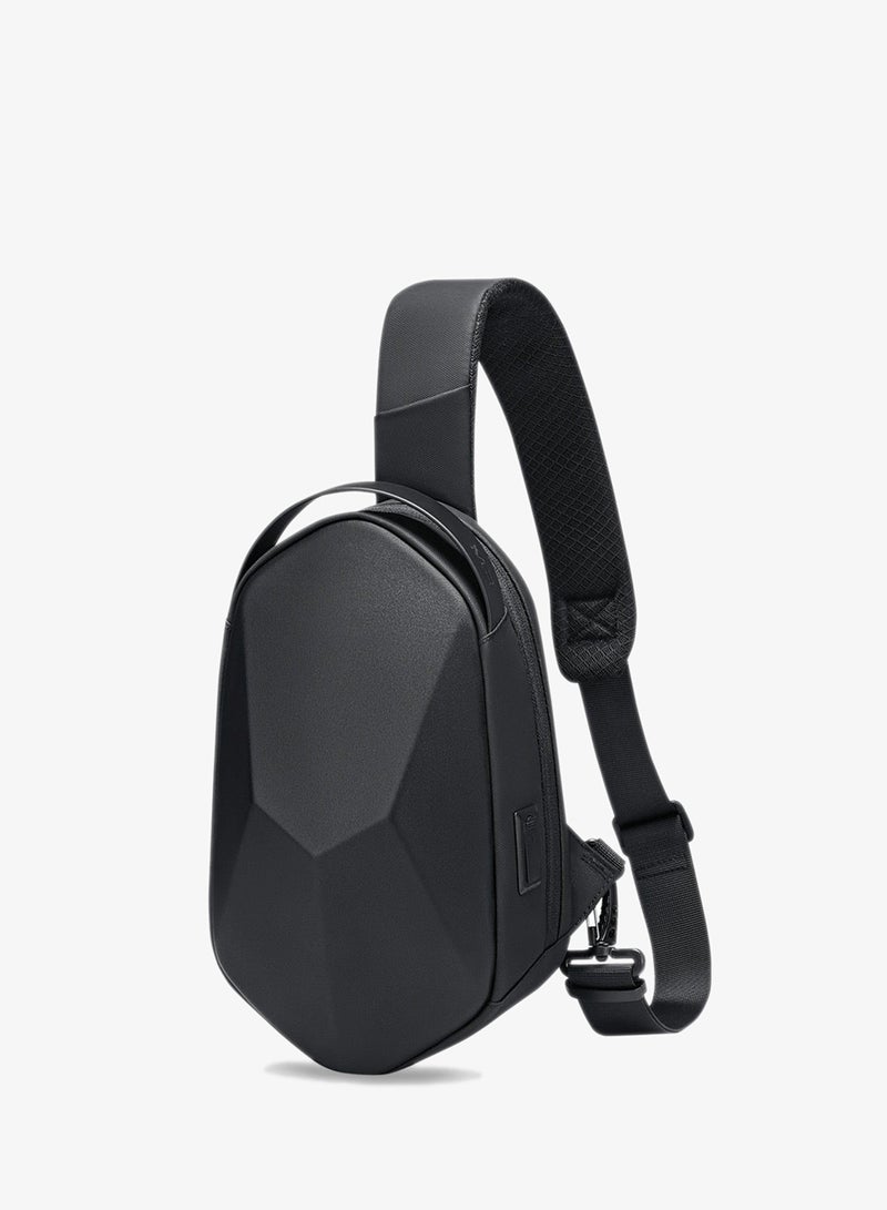 MARK RYDEN Men's Crossbody Bag with Fantastic Geometry Adjustable Shoulder Strap with USB Charging Port Suitable for 7.9 Inch iPad - Image 1