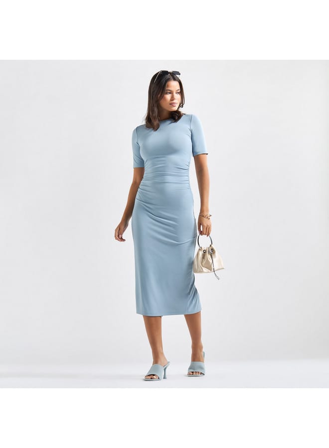 Splash FAV Ruched Midi Dress  - Image 2