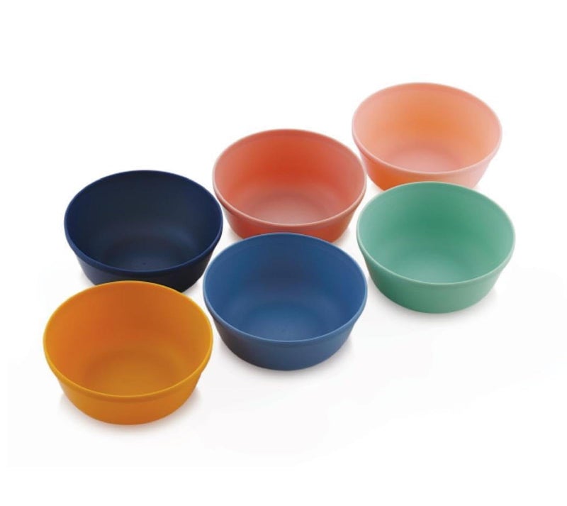 Tekzie Plastic Multicolor Bowls, 450 ml Unbreakable Reusable Lightweight Bowls for Noodles, Soups, Pasta, etc. - Image 3