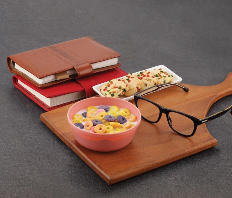 Tekzie Plastic Multicolor Bowls, 450 ml Unbreakable Reusable Lightweight Bowls for Noodles, Soups, Pasta, etc. - Image 2
