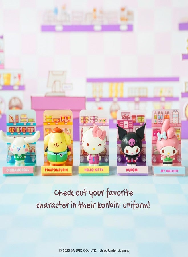 Hamee Sanrio Hello Kitty and Friends 'Konbini' Cute Building Blocks Figure Set - [Birthday Gift, Party Favor, Gift Basket Filler, Stress Relief, Collectible Toy, Sanrio Fan, Relaxation] - Cinnamoroll - Image 5