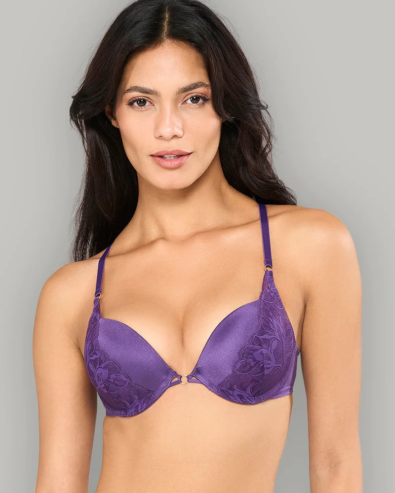لا سينزا La Senza Hello Sugar Double Push Up Plunge Bra