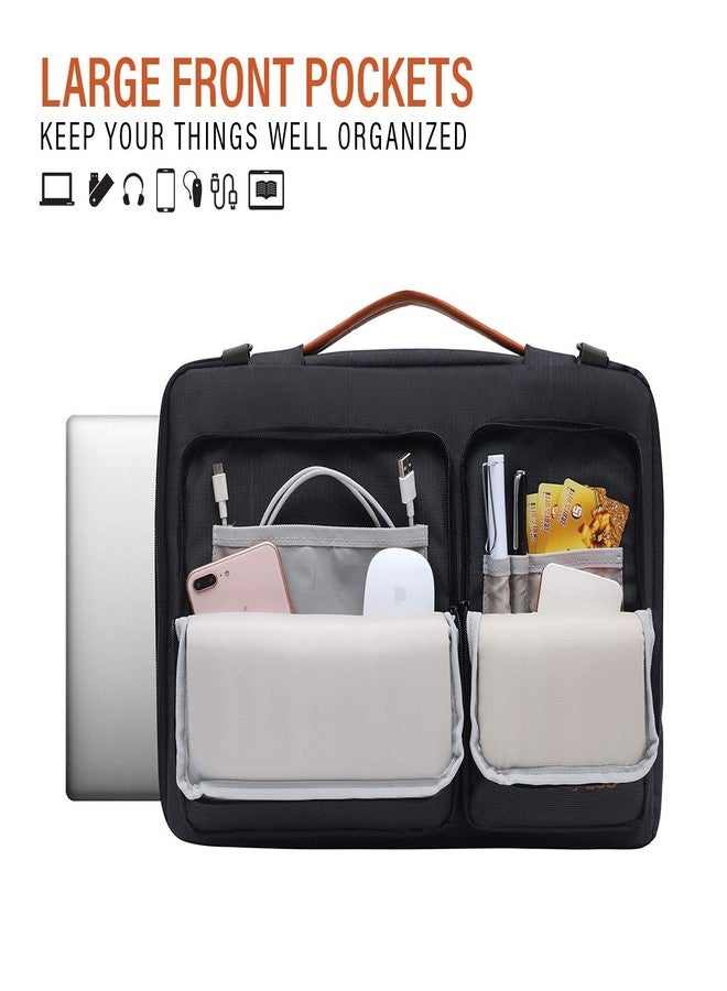 LSS Laptop Bag for Men/Women - Cool, Stylish & Durable Shoulder Sleeve Bag for 12"-12.9" Laptops - Includes Slip Resistant Shoulder Strap - Compatible with Apple, Microsoft, Lenovo, HP, Dell, More - Image 2